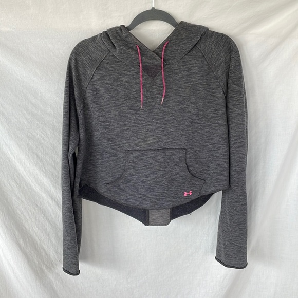 Under Armor Cropped Sweatshirt Size L - Picture 1 of 7